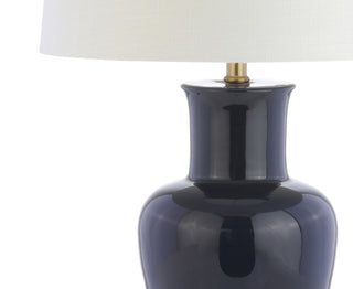 Julian 29" Ceramic Table Lamp, Navy