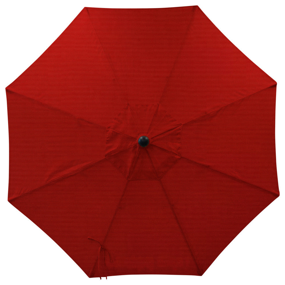9' Round Universal Sunbrella Replacement Canopy, Jockey Red