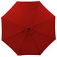 9' Round Universal Sunbrella Replacement Canopy, Jockey Red