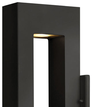 Hinkley Atlantis Medium Wall Mount Lantern, Satin Black