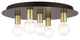 Bronze Transitional, Versatile, Modern, Urban, Minimal Flush Mount