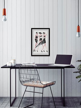 "Elastic Wear" Framed Painting Print, 16"x24"