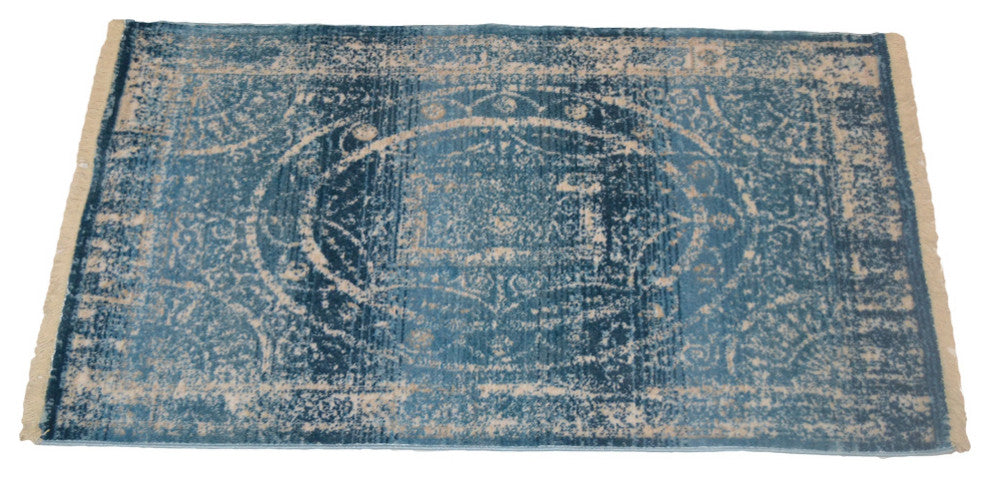 Machine Made Polyester Durable Indoor Outdoor Washable Oriental Pattern Footmat