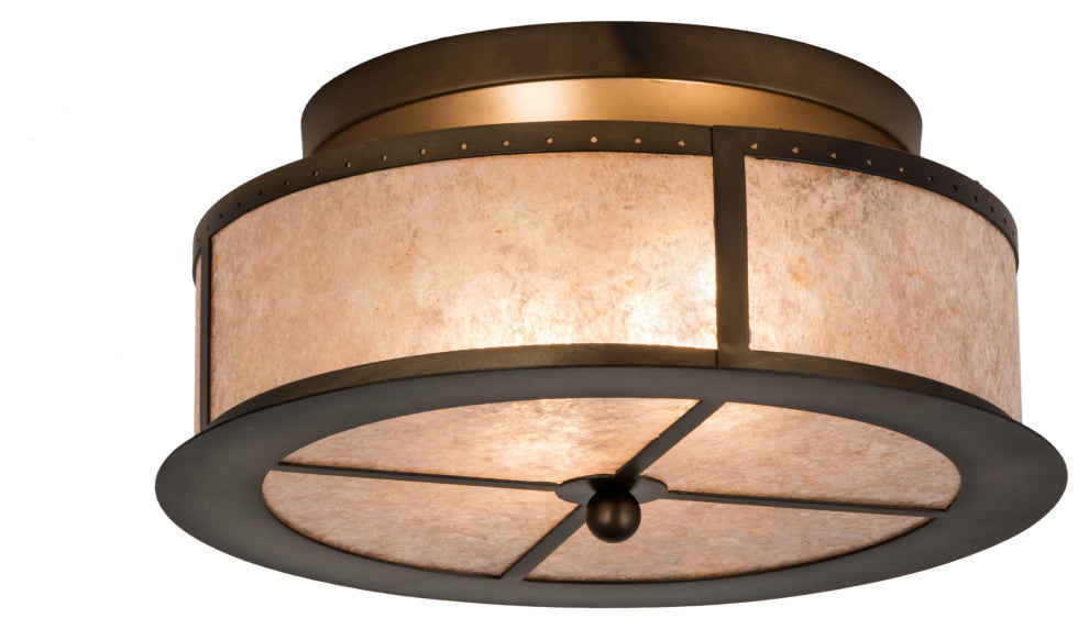 16W Smythe Craftsman Flushmount