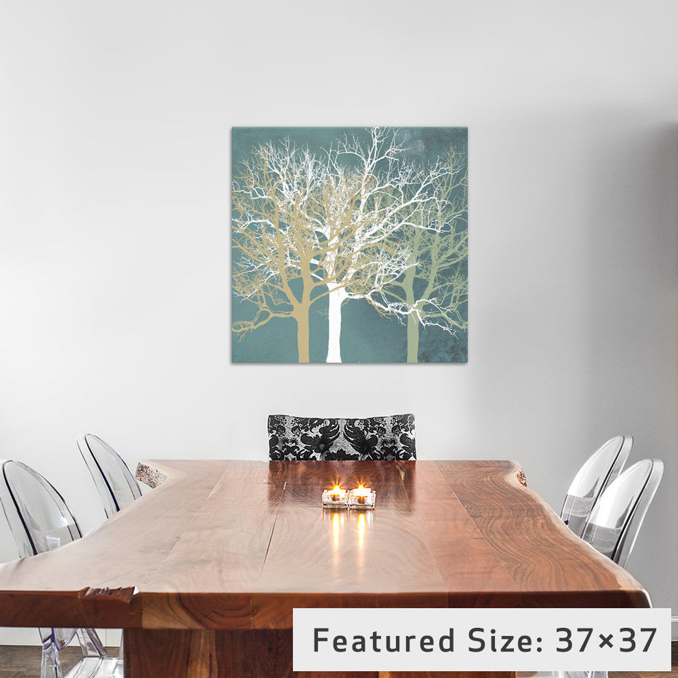 "Tranquil Trees" Wrapped Canvas Art Print, 12x12x1.5