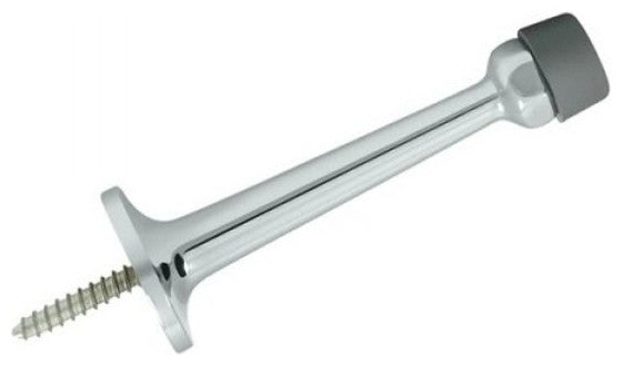 Nuk3y 3" Rigid Door Stop, Chrome
