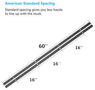 Sliding Barn Door Hardware, U Bracket Bypass, Classic Design, 5'