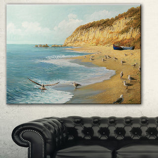 "The Calm Beach" Canvas Print