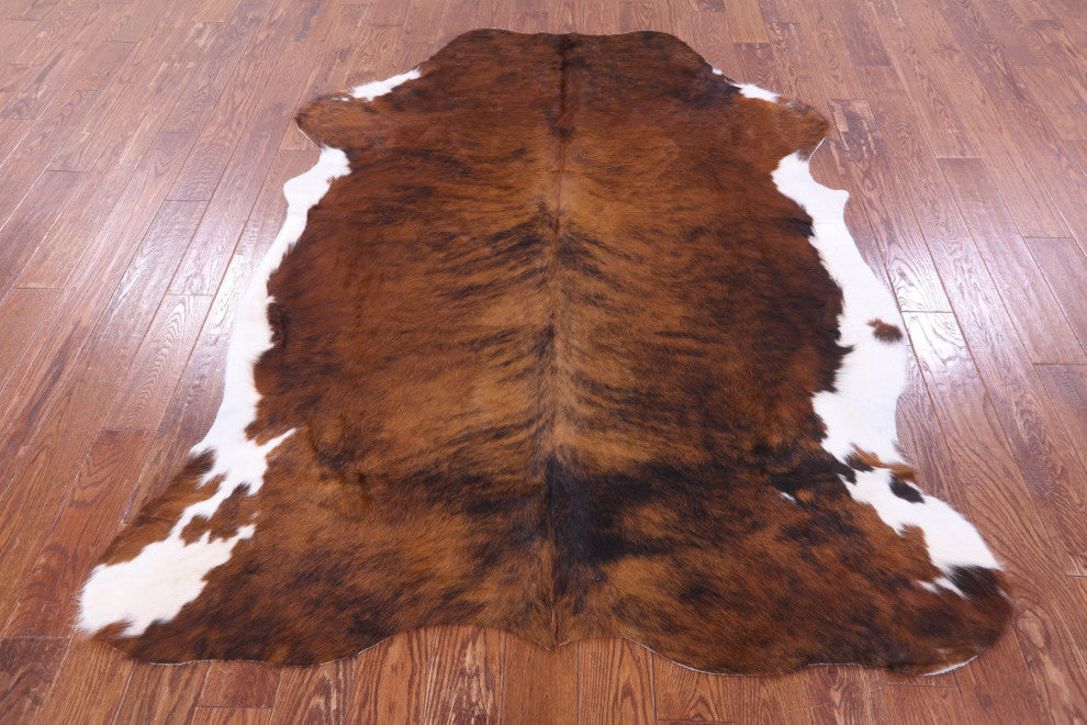 6' 11" X 5' 8" Natural Cowhide Rug C2359