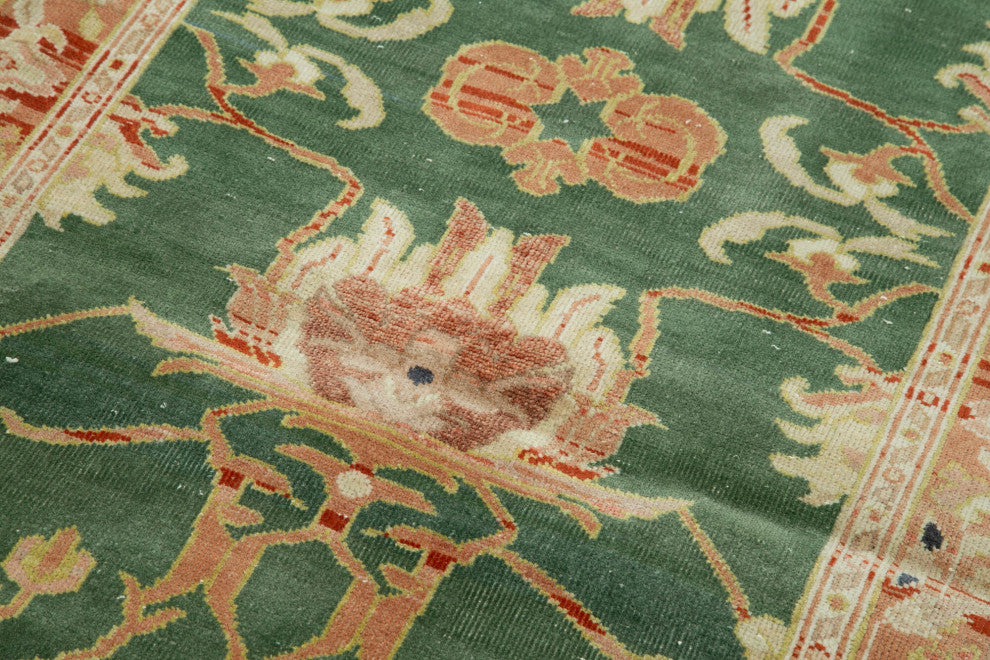 Rug N Carpet - Hand-Knotted Oriental 2' 11" x 11' 9" Runner Oushak Area Rug
