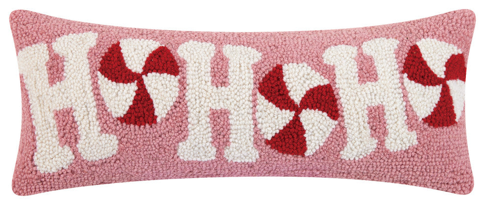 Candycane Hohoho Hook Pillow