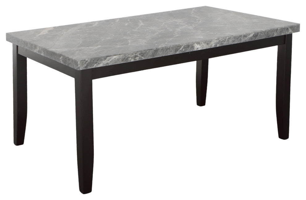 Napoli Gray Marble Top Dining Table