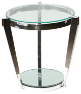 Cortesi Home Simba Double Shelf End Table, 20"