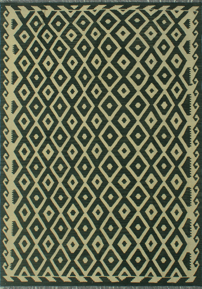 Sangat Kilim Hussaini Ivory Rug