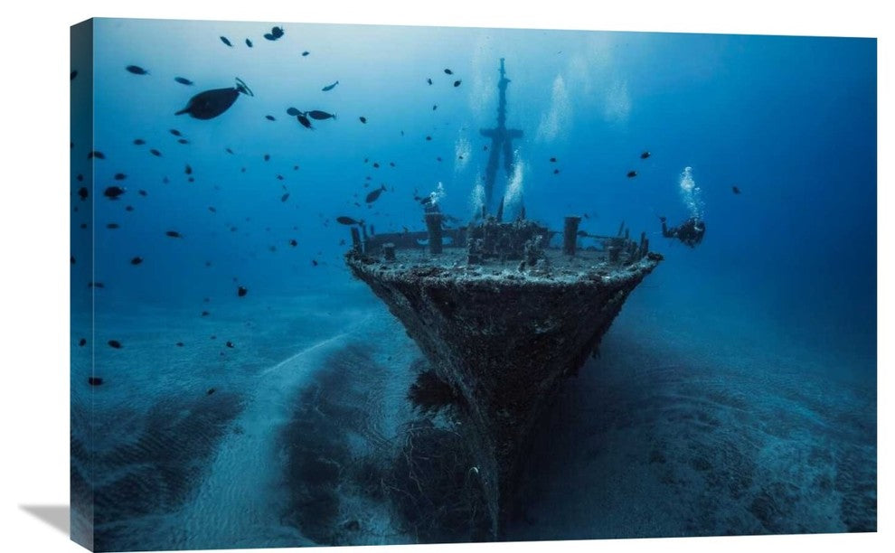 "Hai Siang Wreck" Stretched Canvas Giclee by Barathieu Gabriel, 30"x20"
