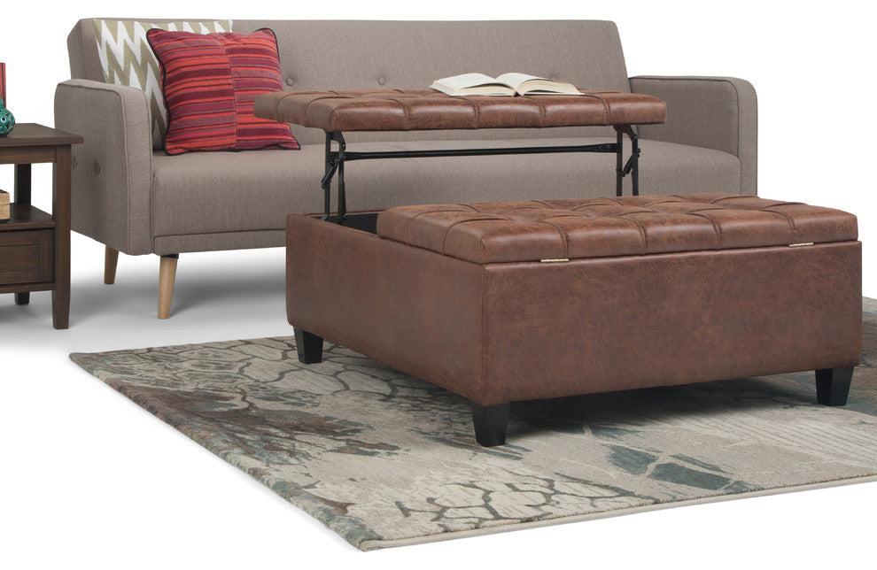 Harrison Coffee Table Storage Ottoman