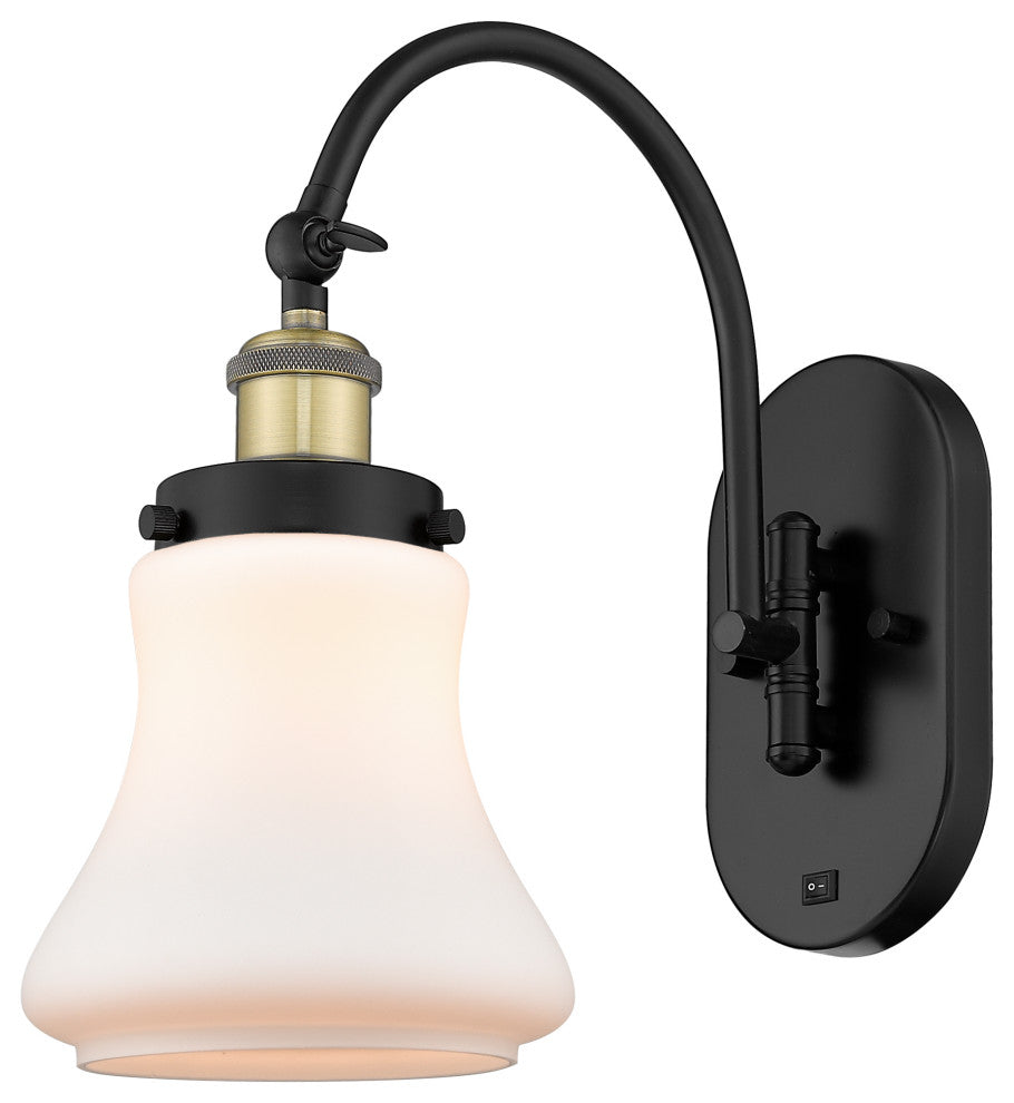 Innovations 918-1W-BAB-G191-LED 1 Light Sconce, Black Antique Brass