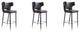 Manhattan Comfort Holguin Bar Stool, Set of 3