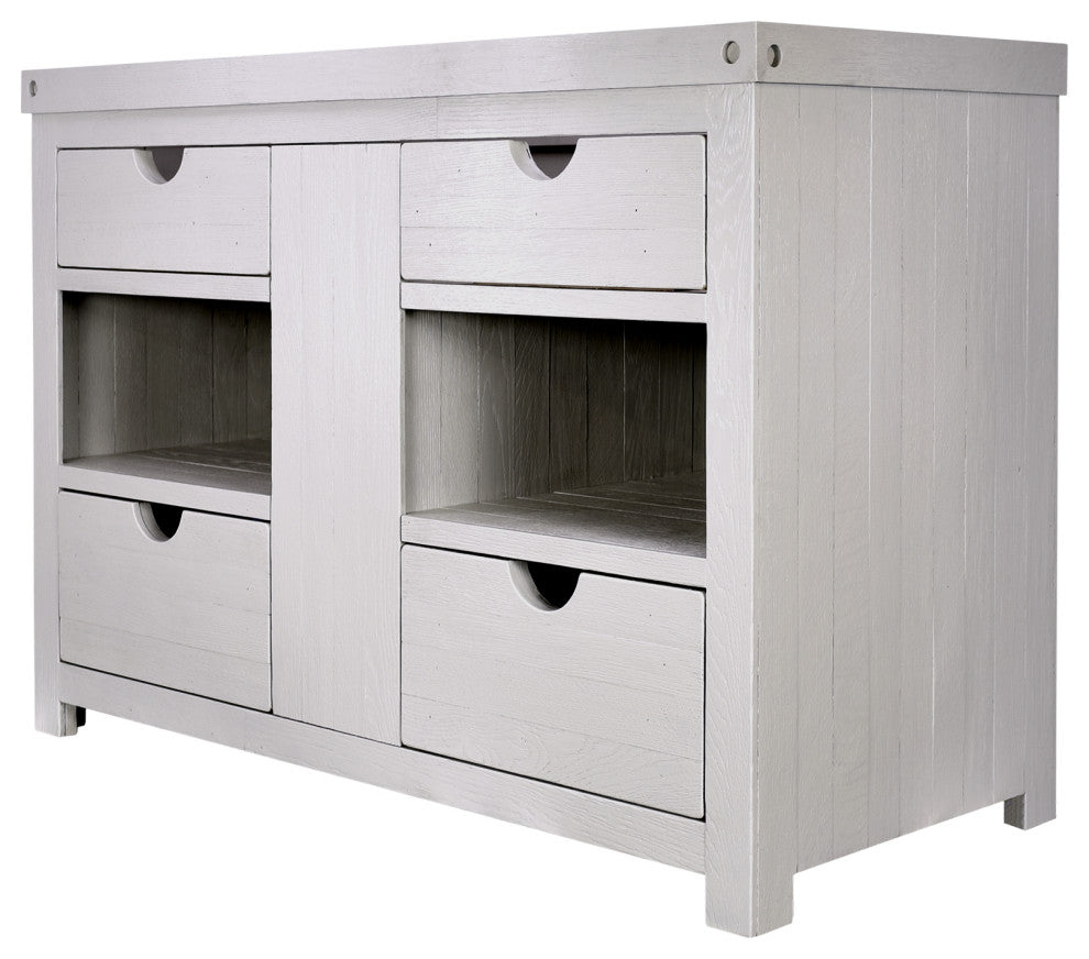 Vintner's Freestanding Single Bathroom Vanity, Grigio, 48"