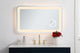 Lucy 24"x40" Hardwired LED Mirror With Magnifier and Color Changing Temperature