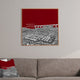 Deny Designs Bird Ave University of South Carolina Dark Red Framed Wall Art