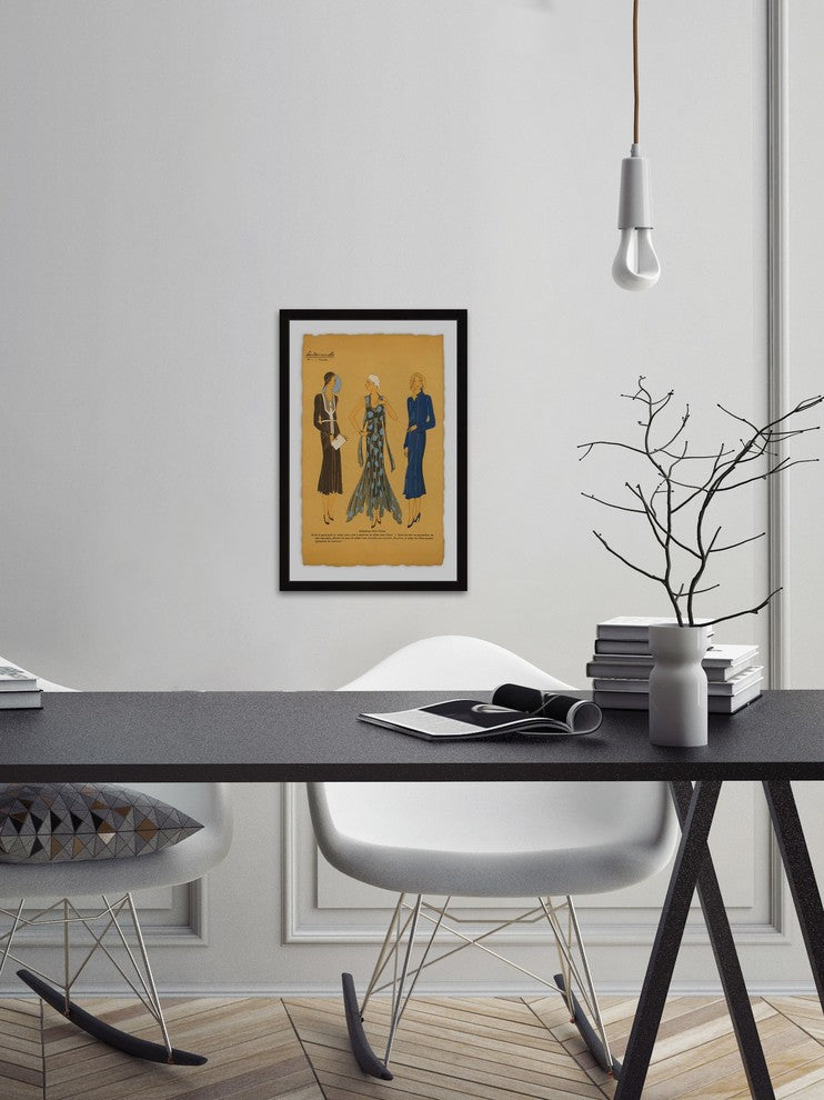 "Long and Pretty" Framed Painting Print, 24"x36"