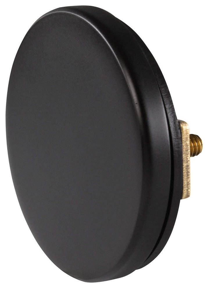 Illusionary Overflow 12" & 4" Sch. 40 PVC Bath Waste and Overflow Tip-Toe, Matte Black