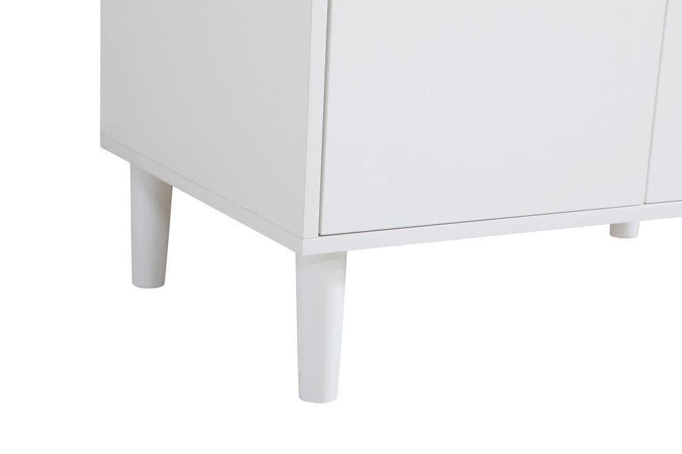 Home Living 30" Single Bathroom Vanity, White