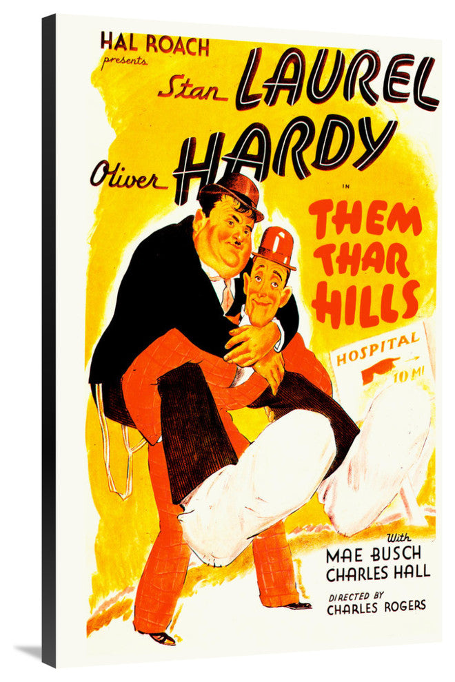 Laurel and Hardy, Them Thar Hills, 1934, 26x40