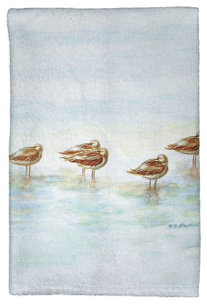 Avocets Kitchen Towel - Two Sets of Two (4 Total)