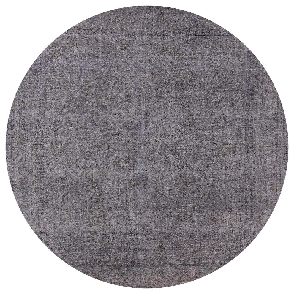 Ahgly Company Indoor Round Mid-Century Modern Area Rugs, 8' Round