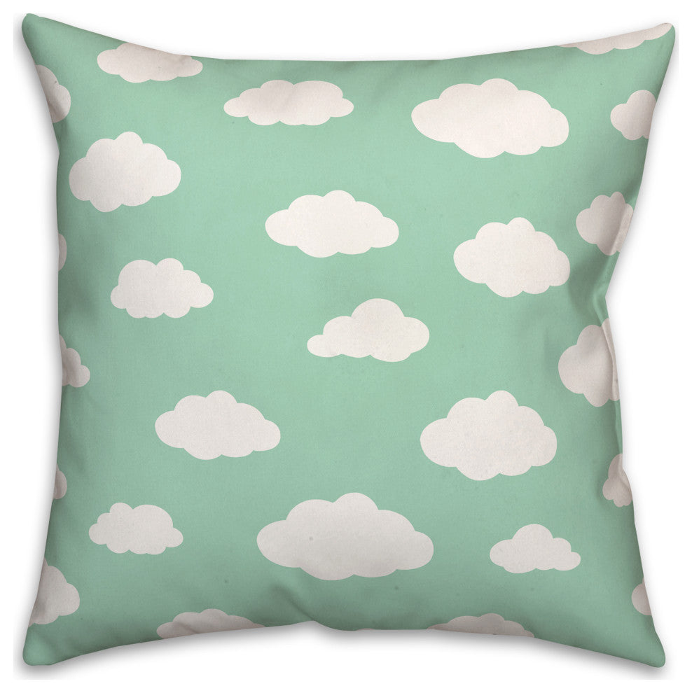 Cloud Pattern 4 16x16 Indoor / Outdoor Pillow