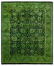 Fine Vibrance, One-of-a-Kind Hand-Knotted Area Rug Green, 8' 4" x 10' 0"