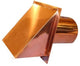 Copper Exterior Side Wall Cap, 6 Inch, With Damper Only
