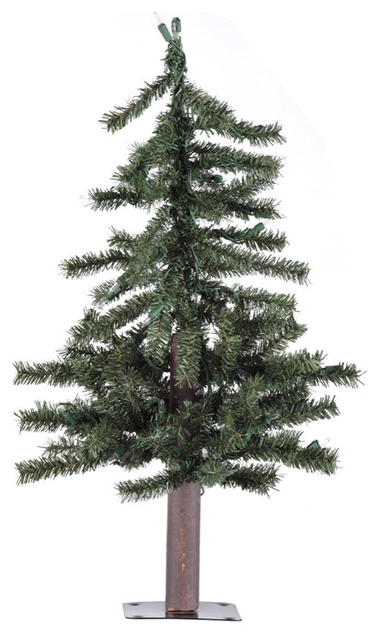 Vickerman A805120 2' Natural Alpine Artificial Christmas Tree, Unlit