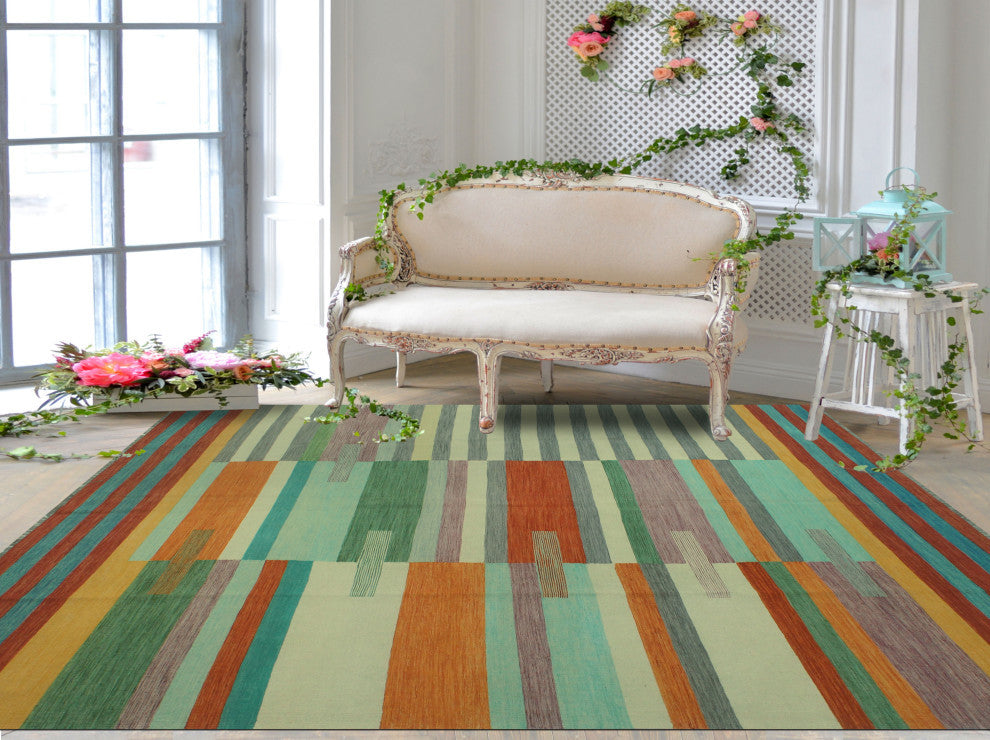 Winchester Kilim Chayce Ivory/Gray Rug, 8'4x11'6