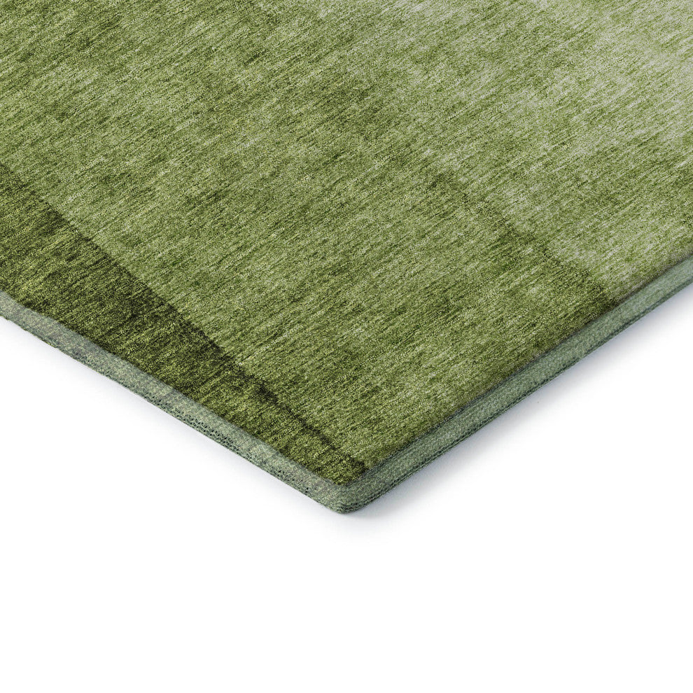 Premium Machine Washable Mayfield AMF625 Olive 9' x 12' Rug