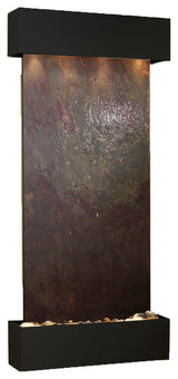 Cascade Springs Water Fountain, Multi-Color, Blackened Copper, Square