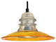 Insulator Light 8" Traffic Light Lens Pendant, Yellow