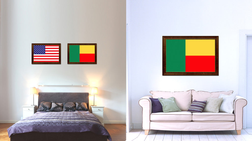 Benin Country Flag Canvas Print, 21"x30"