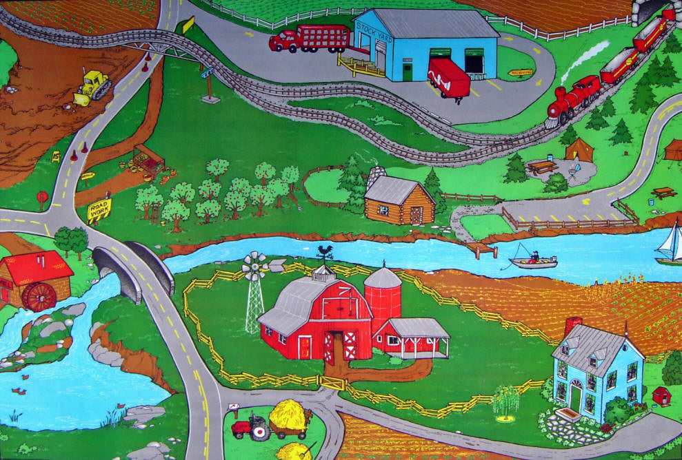 Farm Area Rug