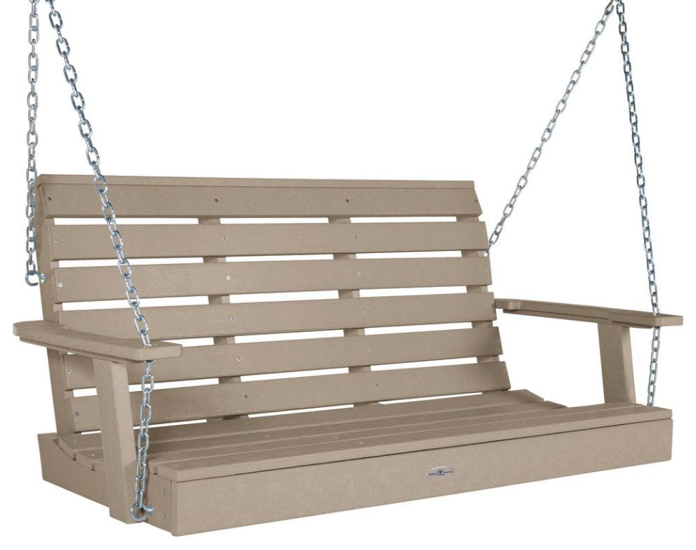 Riverside Porch Swing 4', Cabana Tan