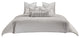 Casey 10-Piece King Comforter Set, Platinum