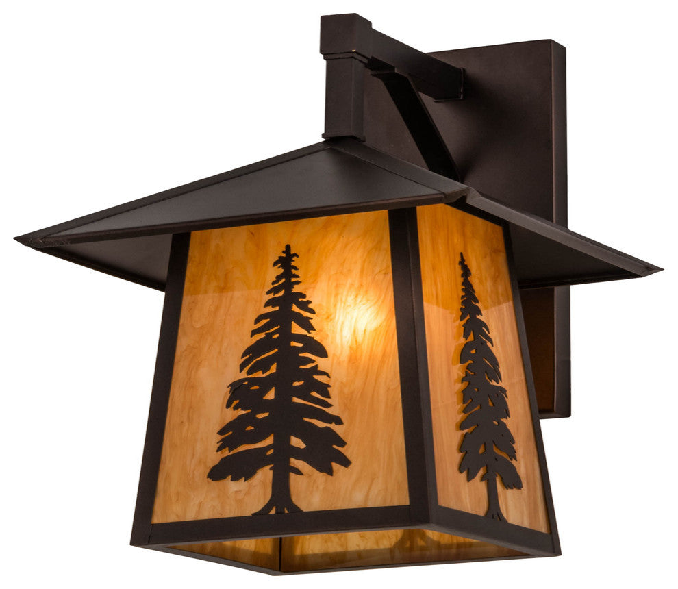 12W Stillwater Tall Pine Straight Arm Wall Sconce