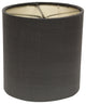 6" Graphite With Natural Lining Set of 6 Drum Chandelier Lampshades