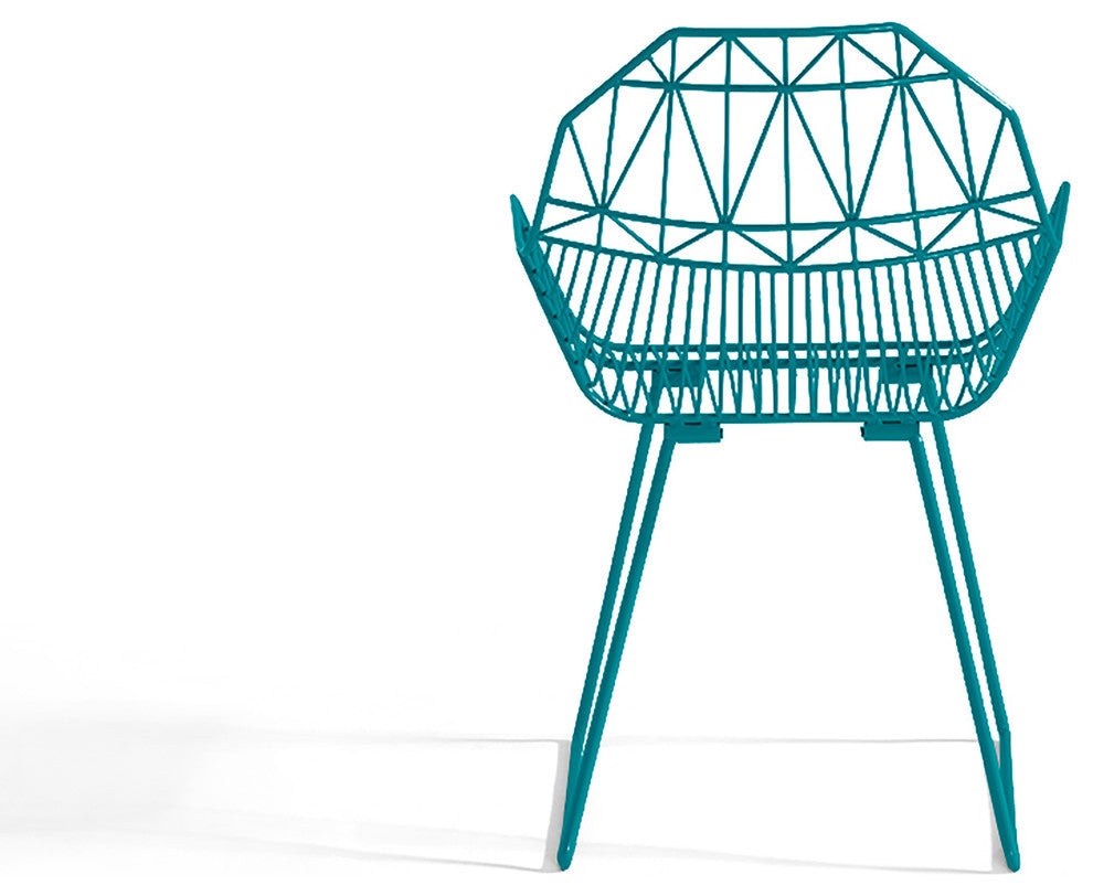 Ace Dining Arm Chair, Matte Teal