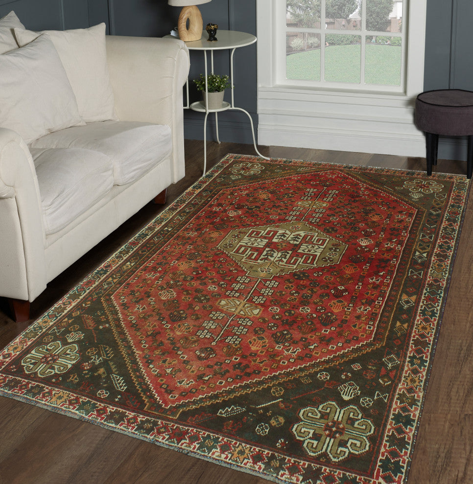 Semi-Antique Umi Rust Rug