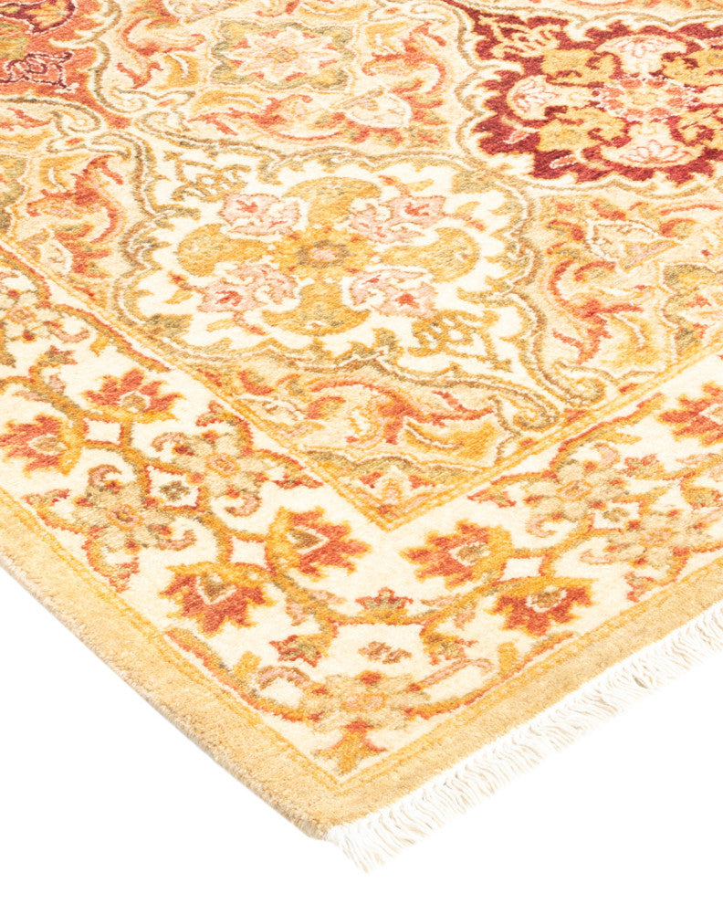 Mogul, One-of-a-Kind Hand-Knotted Area Rug Ivory, 2'7"x13'3"