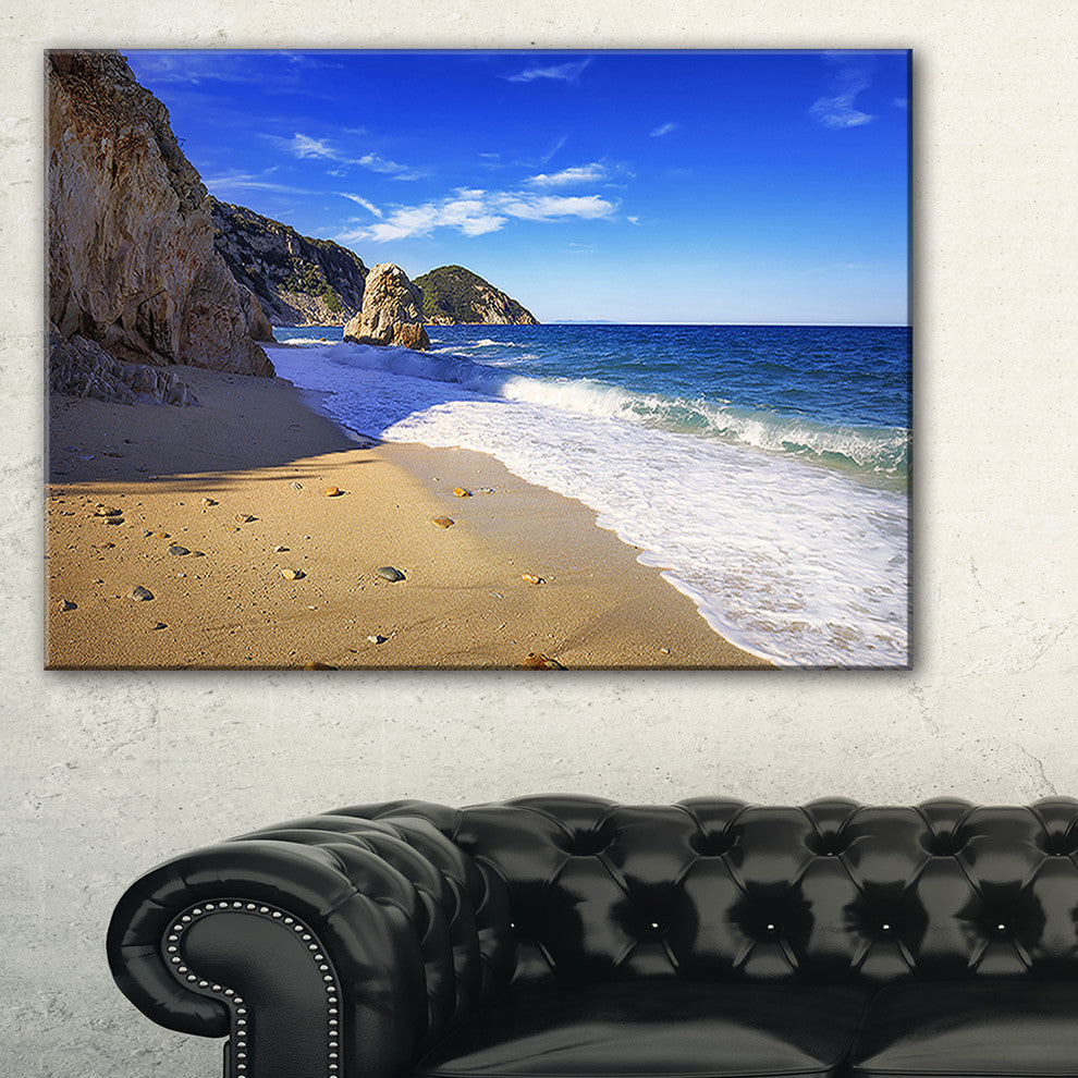"Portoferraio Sansone Sorgente Beach" Landscape Wall Art, 40"x20"