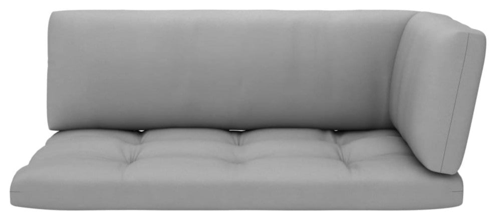 Vidaxl Pallet Sofa Cushions 3-Piece Gray